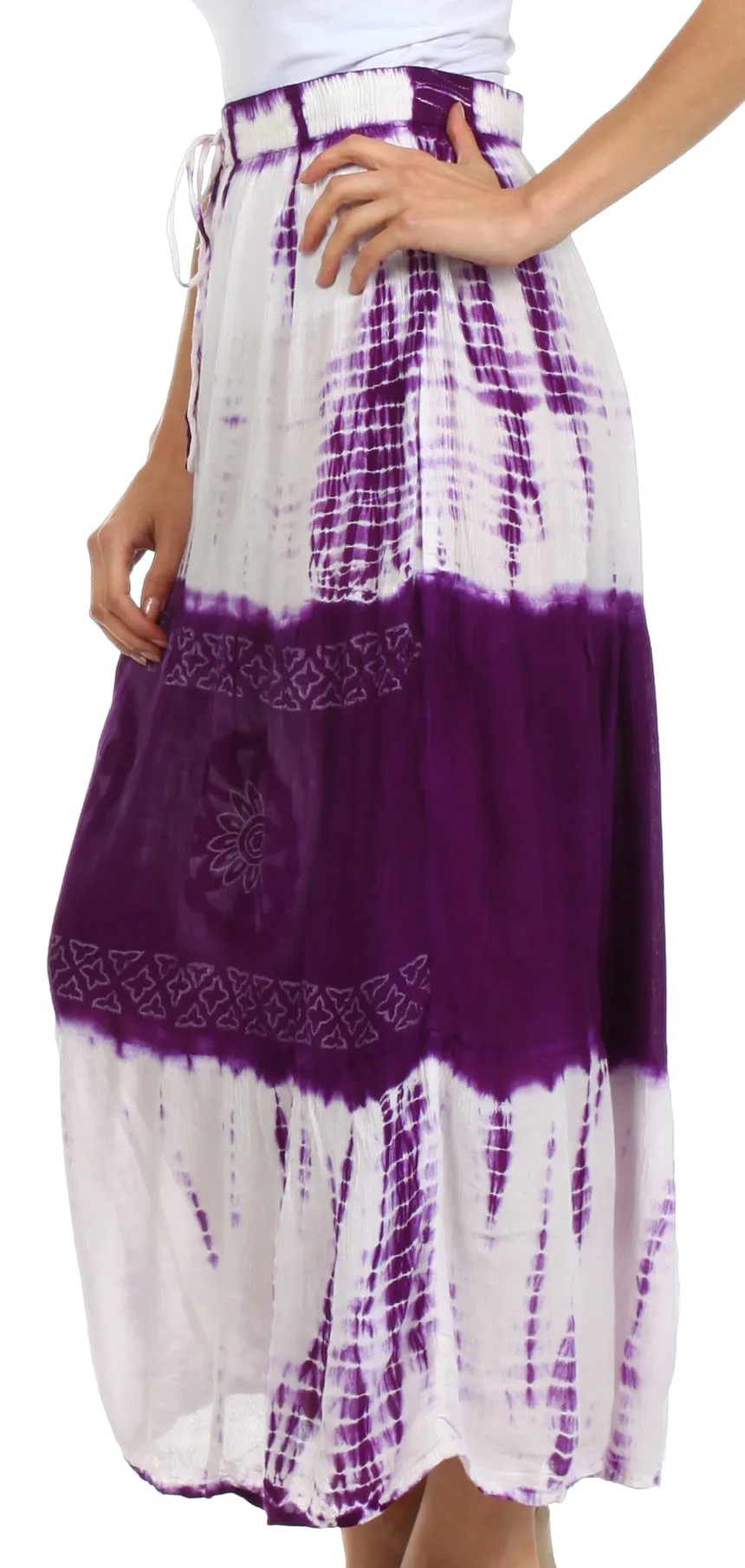 Sakkas Trinity Gypsy Boho Gauzy Skirt