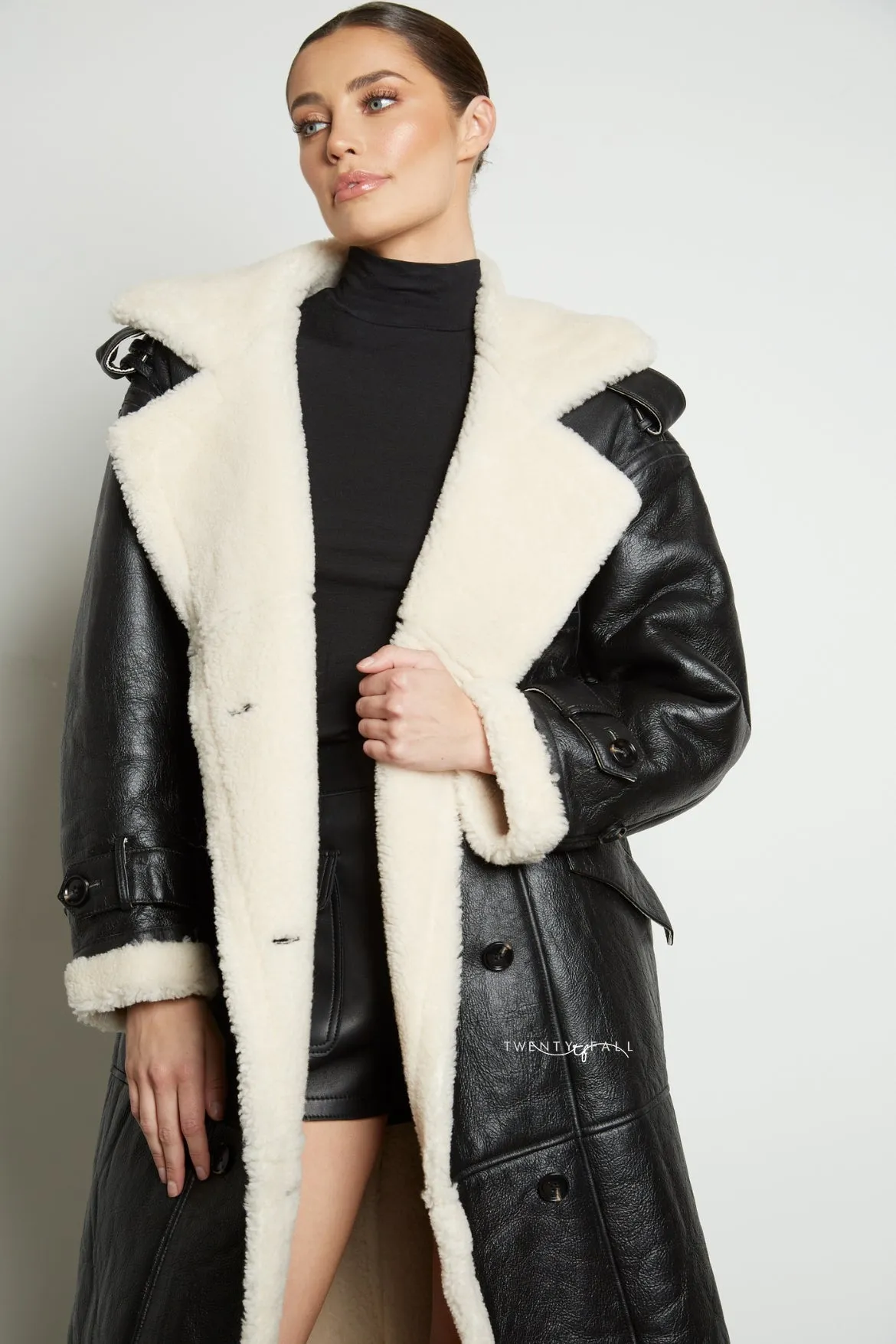 Sara Shearling Coat