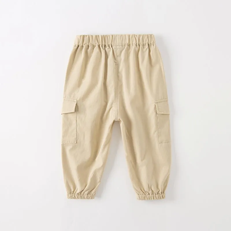 Shooting Rocket Boy Beige Cargo Pants