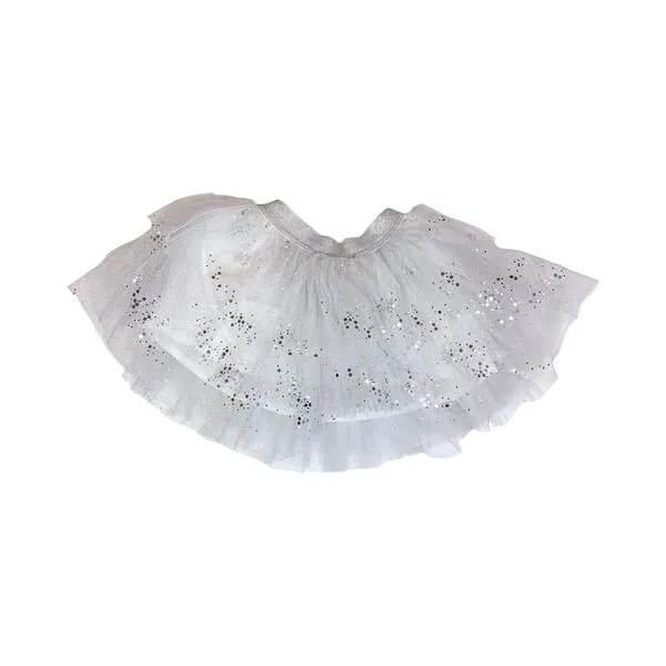 Silver Dots Tutu Skirt