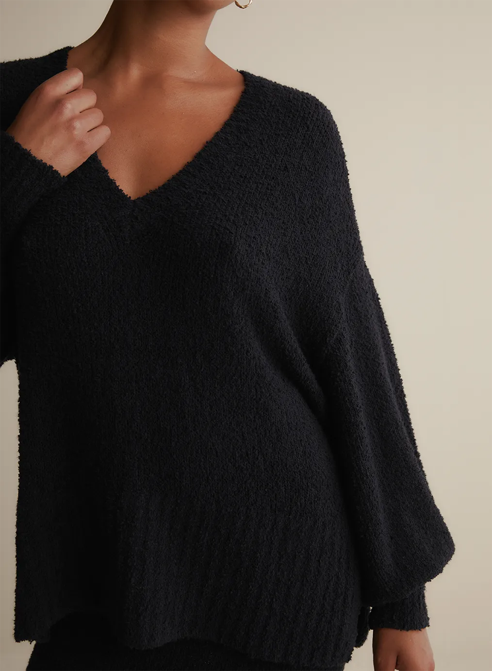 Siona Organic Cotton Cashmere Knit | Navy