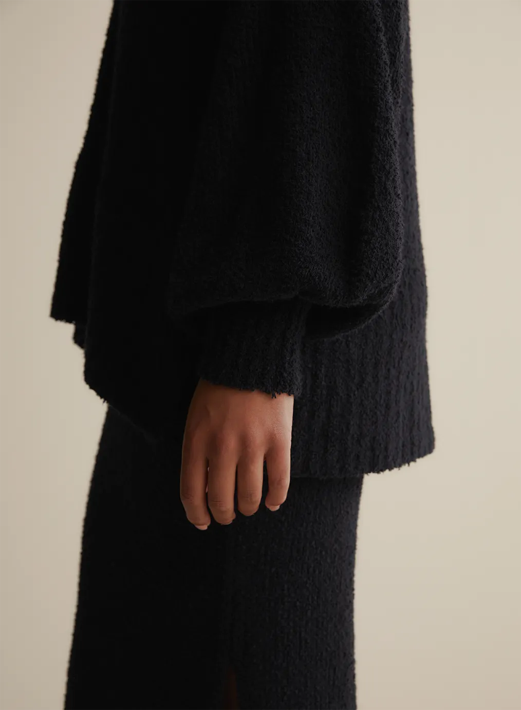 Siona Organic Cotton Cashmere Knit | Navy