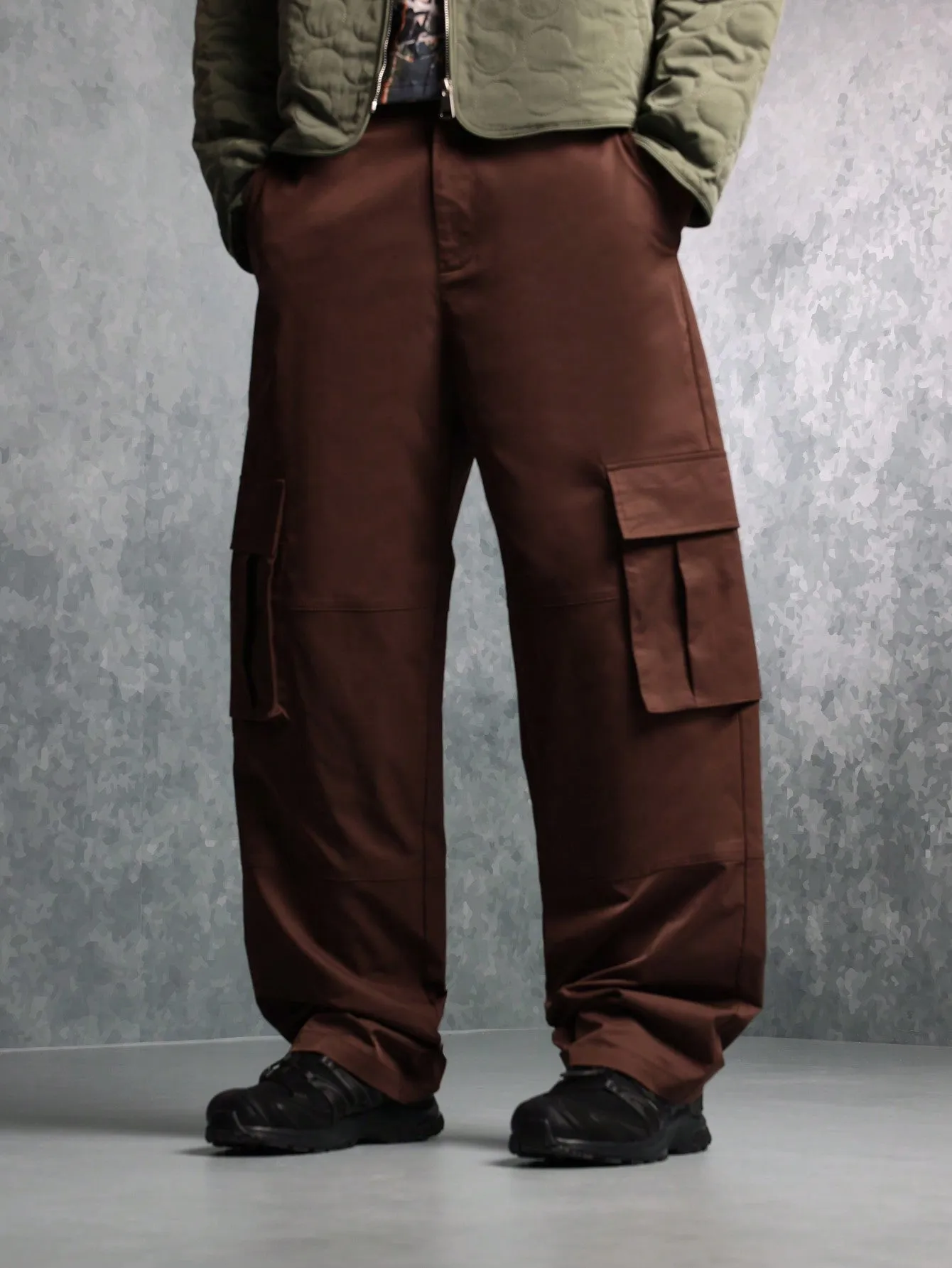 Skater Fit Twill Cargo Pants