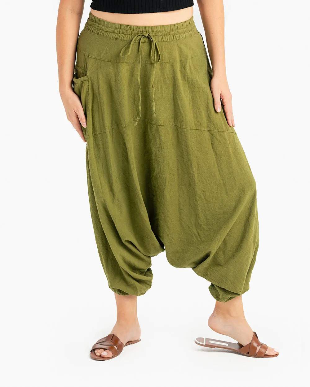 Solid O.G. Harem Pants