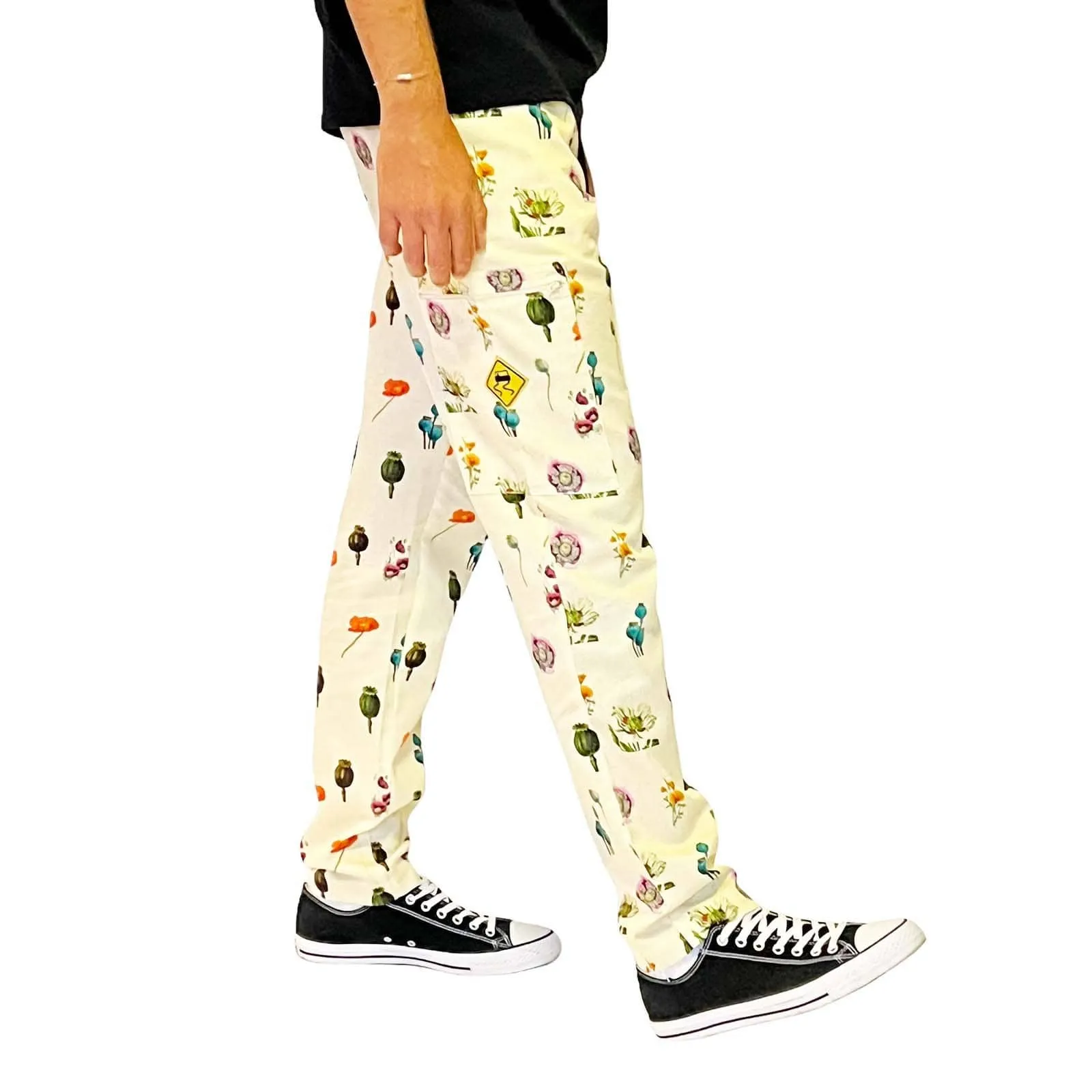 Stash Pant - Flower Power Natural