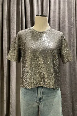 Steel Shimmer Sequin Boy Shirt