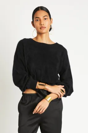 STEVIE CASHMERE SWEATER - BLACK