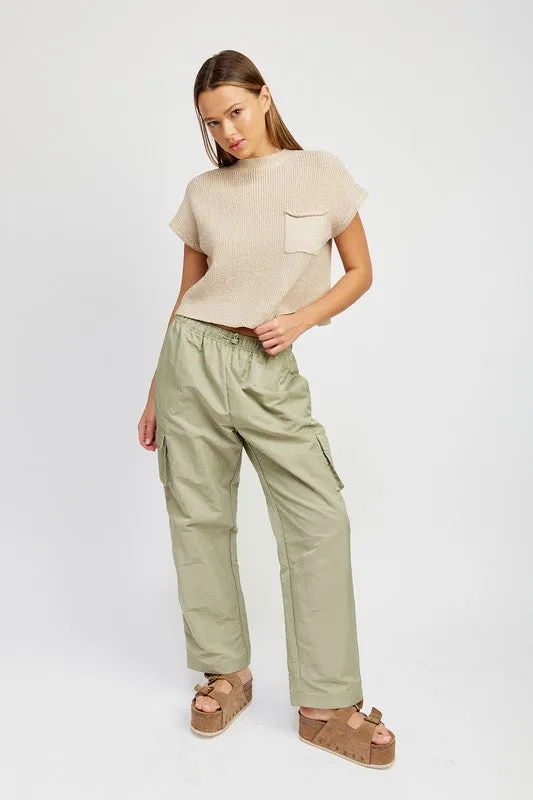 Straight leg cargo pants