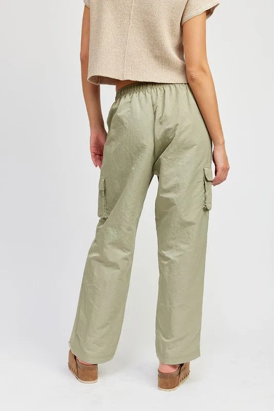 Straight leg cargo pants