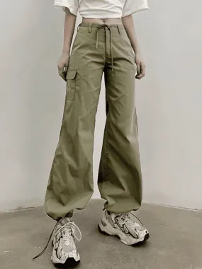 Straight Leg Pocket Cargo Pants