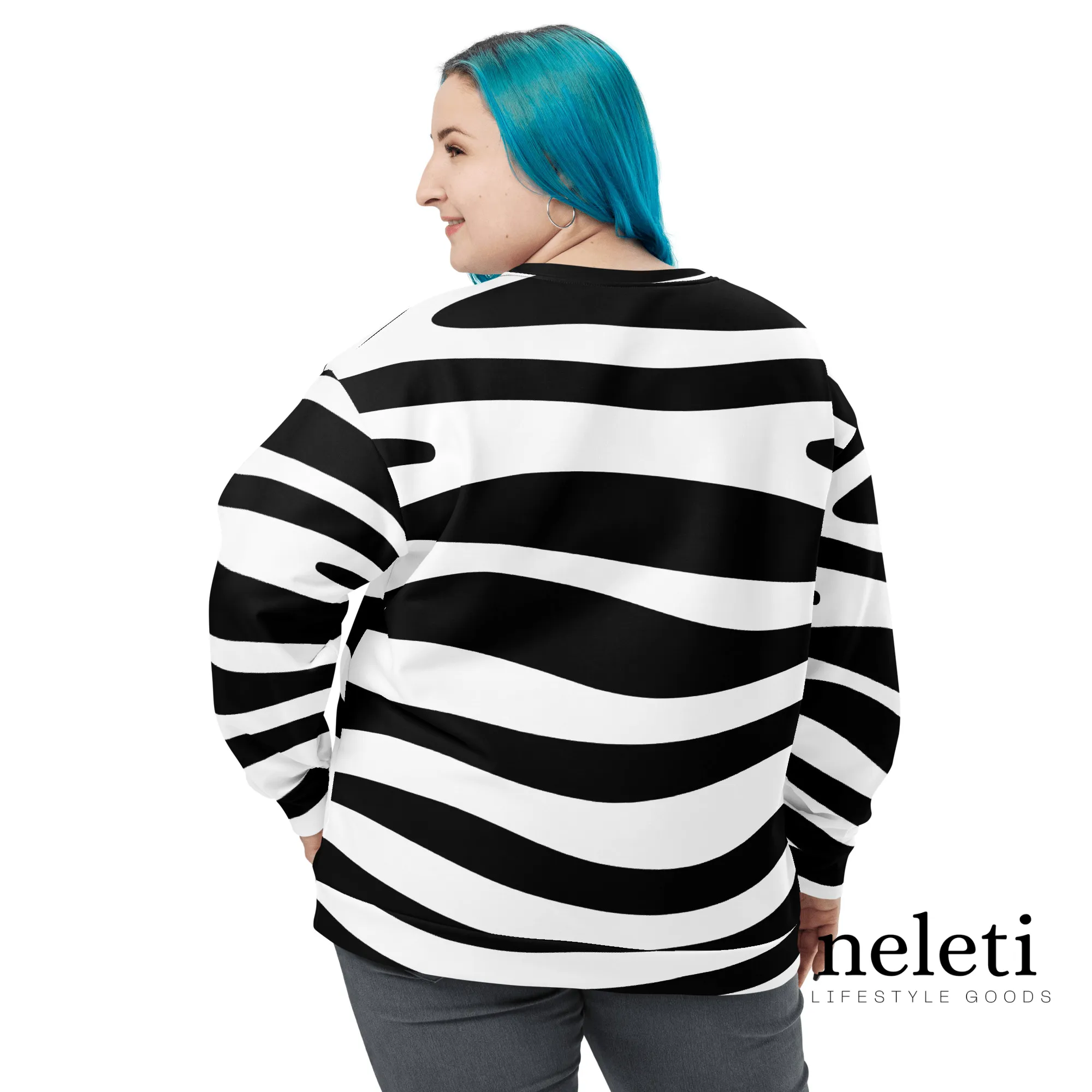 Striped Sweatshirt for Women - Elevate Your Style with Neleti.com