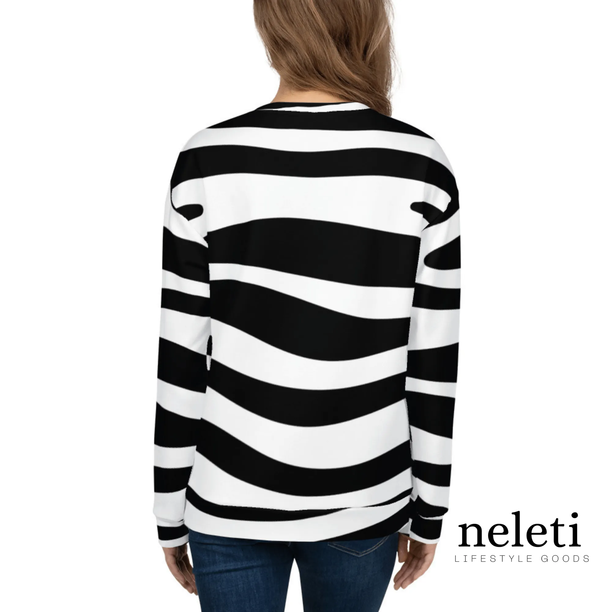 Striped Sweatshirt for Women - Elevate Your Style with Neleti.com