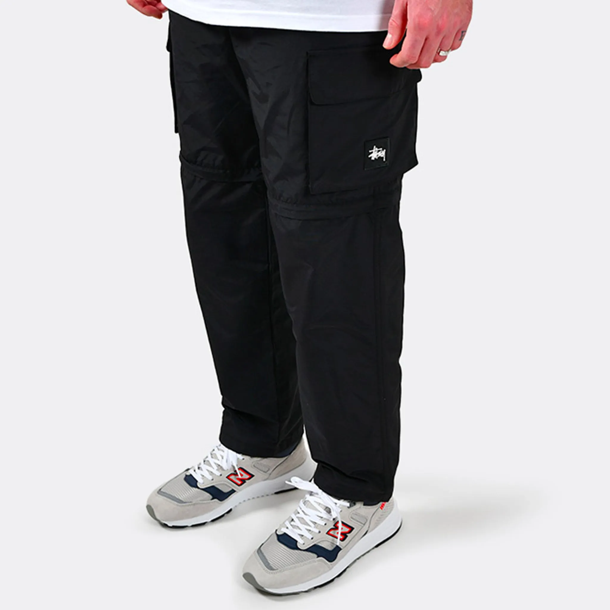 Stussy Zip Off Cargo Pant (Black)