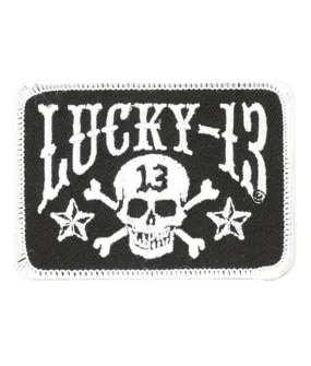 The SKULL STARS Patch - BLACK/WHITE