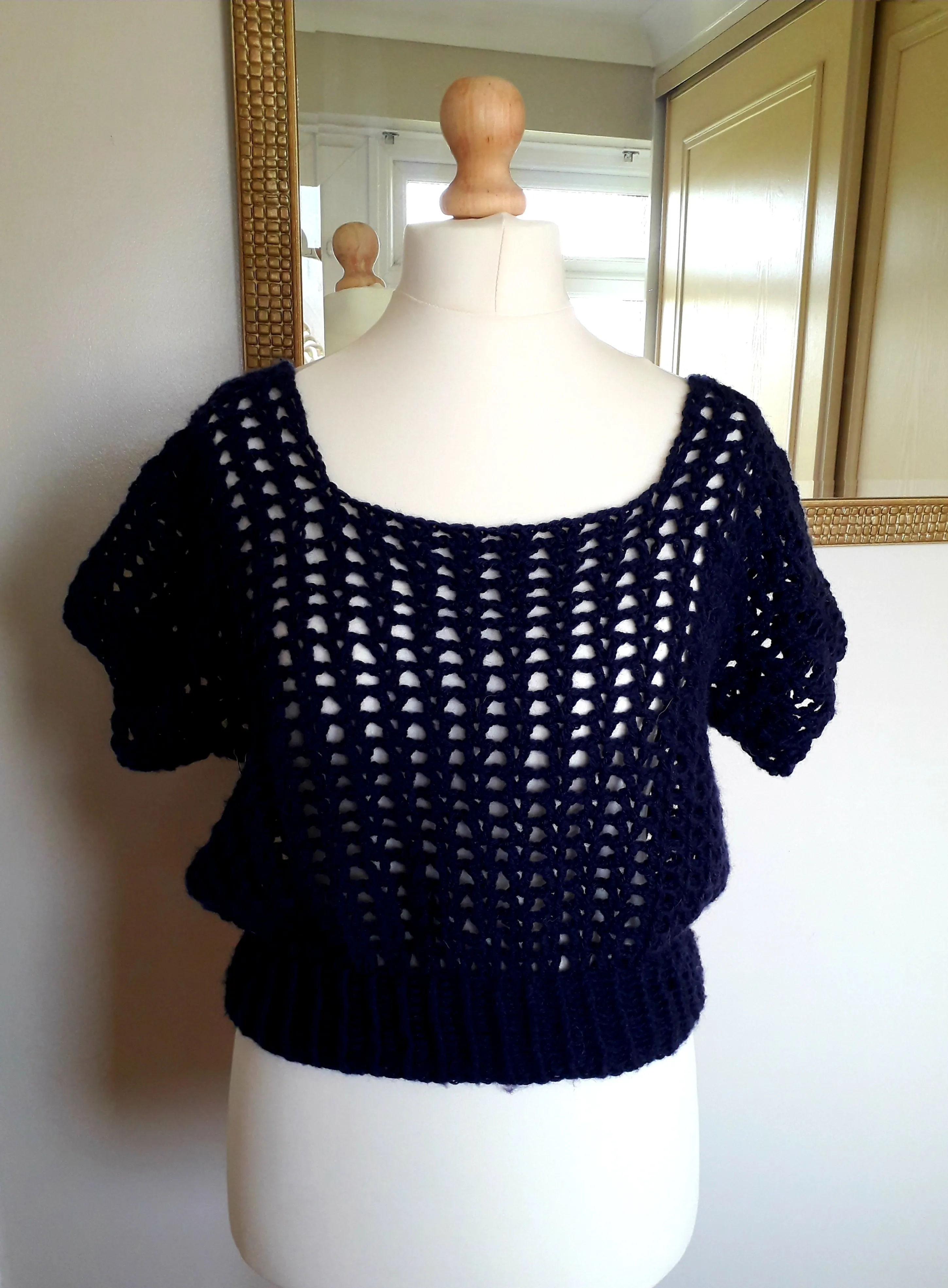 The Vivienne top lace crochet pattern