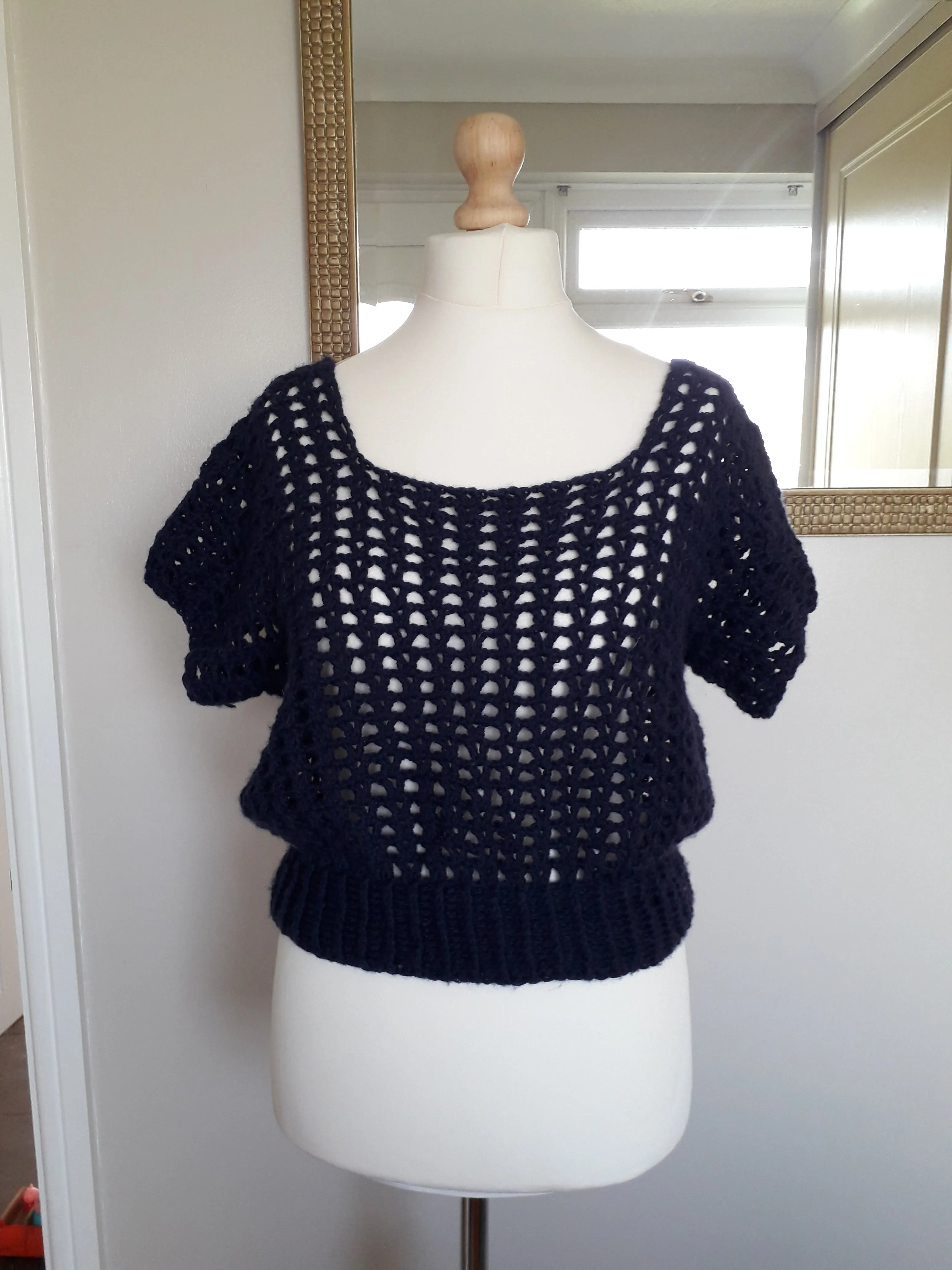 The Vivienne top lace crochet pattern