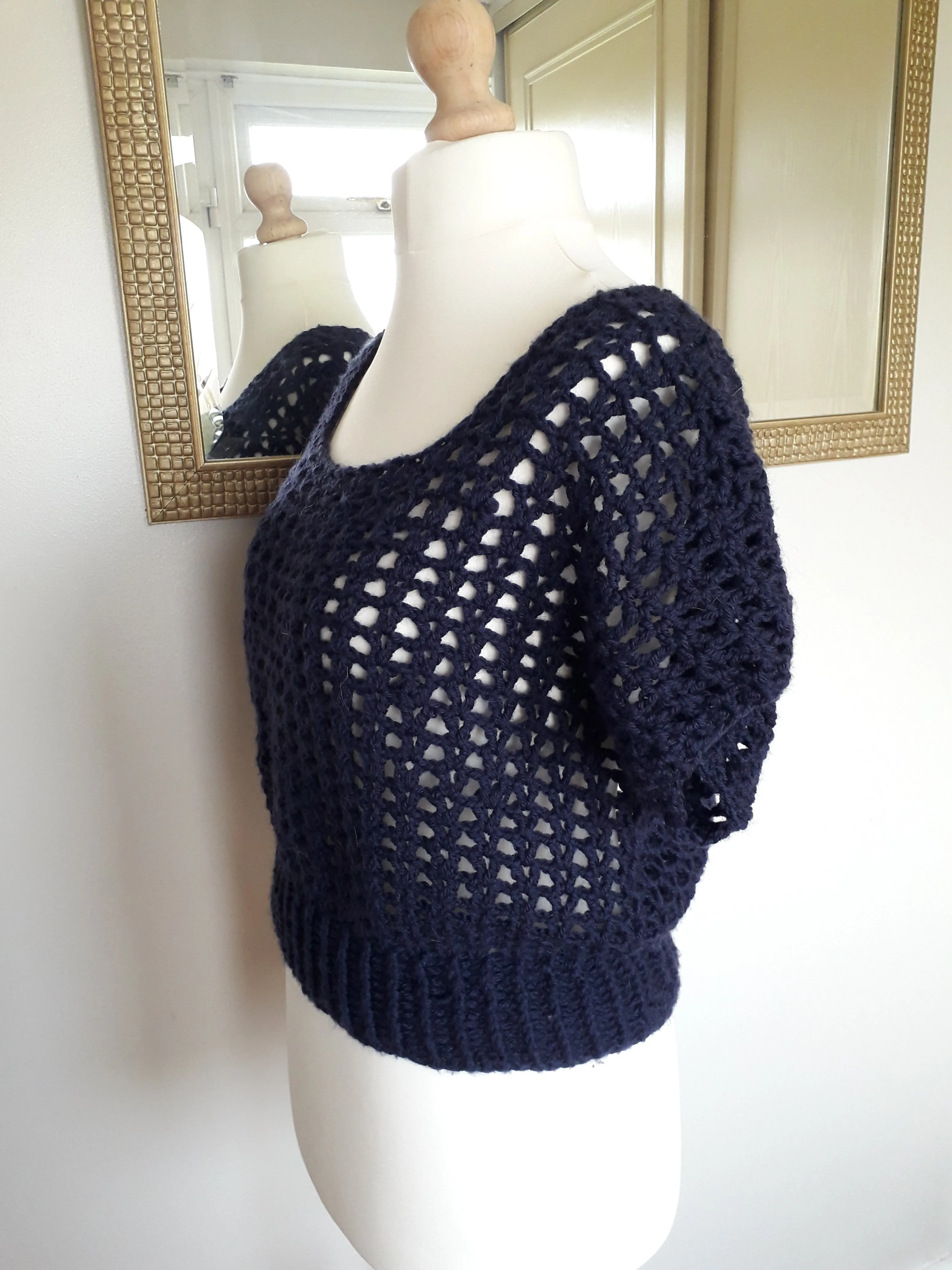 The Vivienne top lace crochet pattern