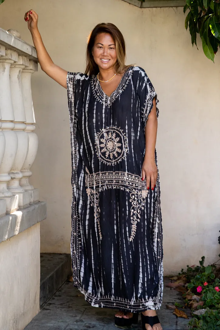 Tie Dye Mudallion Maxi