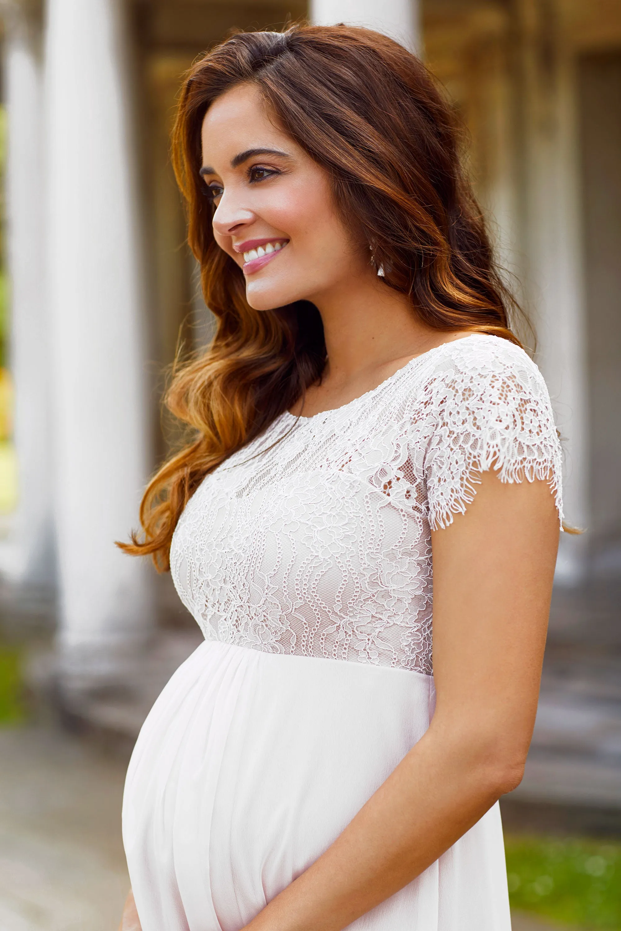 Tiffany Rose Elizabeth Bridal Maternity Dress