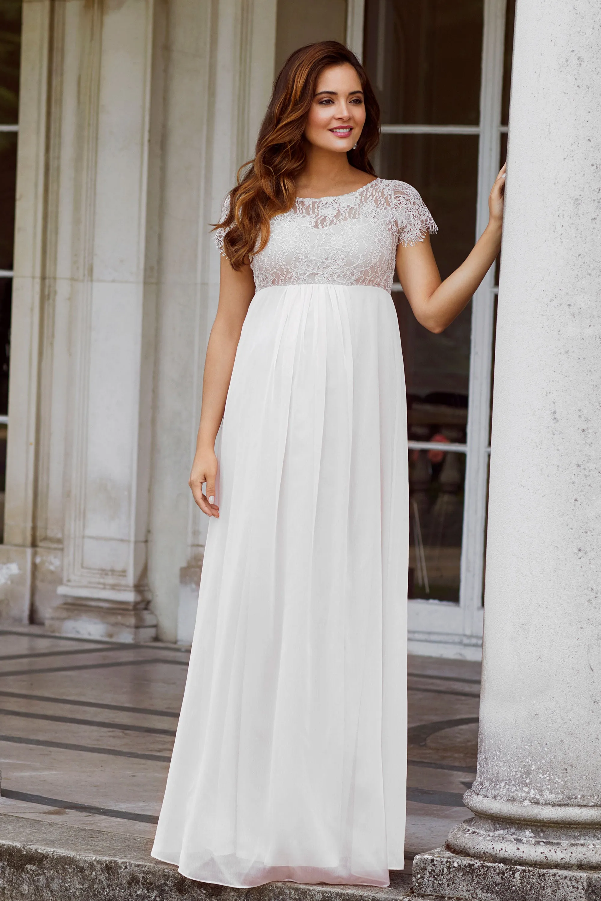 Tiffany Rose Elizabeth Bridal Maternity Dress