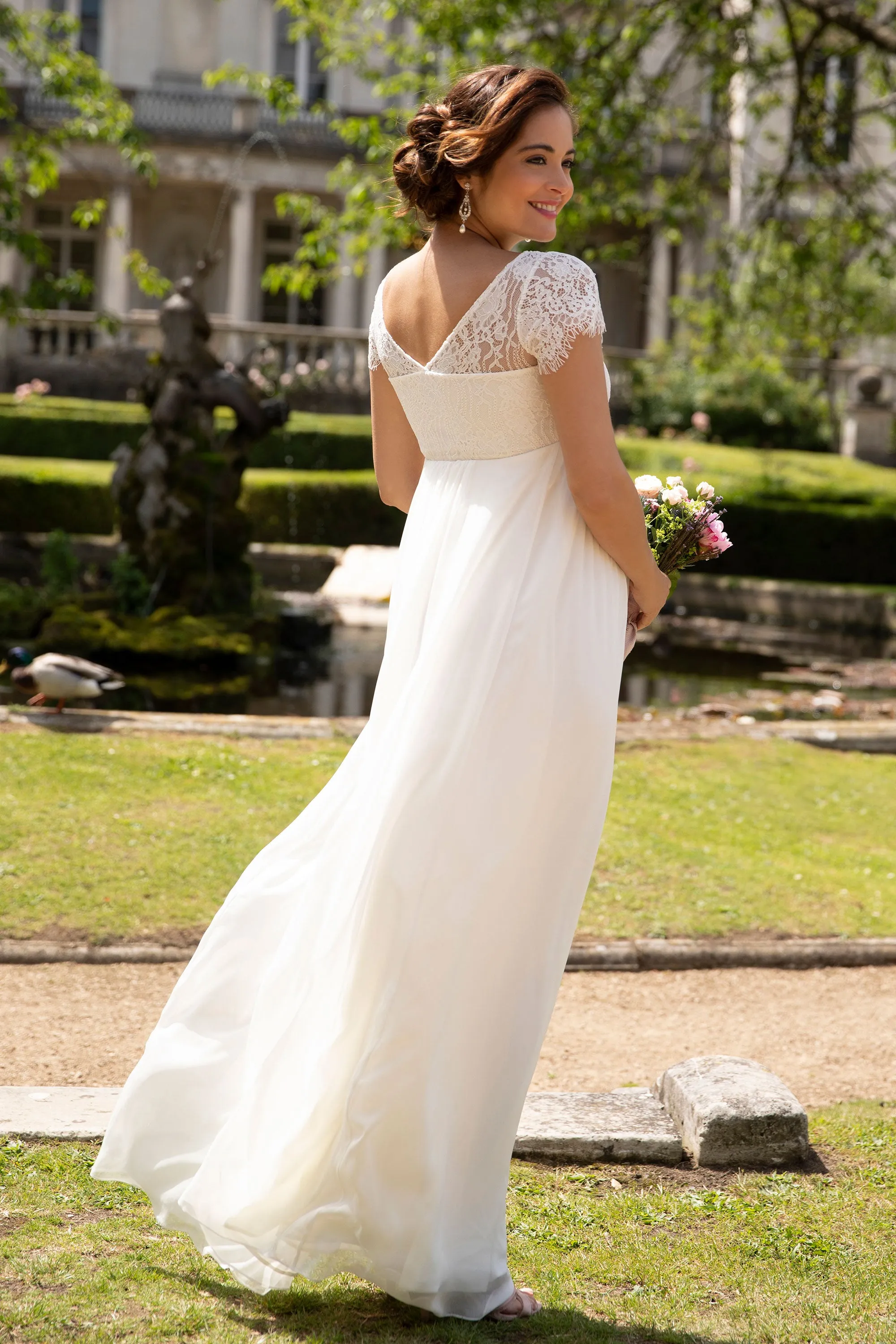 Tiffany Rose Elizabeth Bridal Maternity Dress