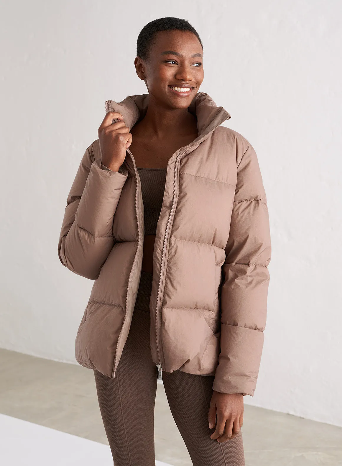 Toffee Puffer Jacket