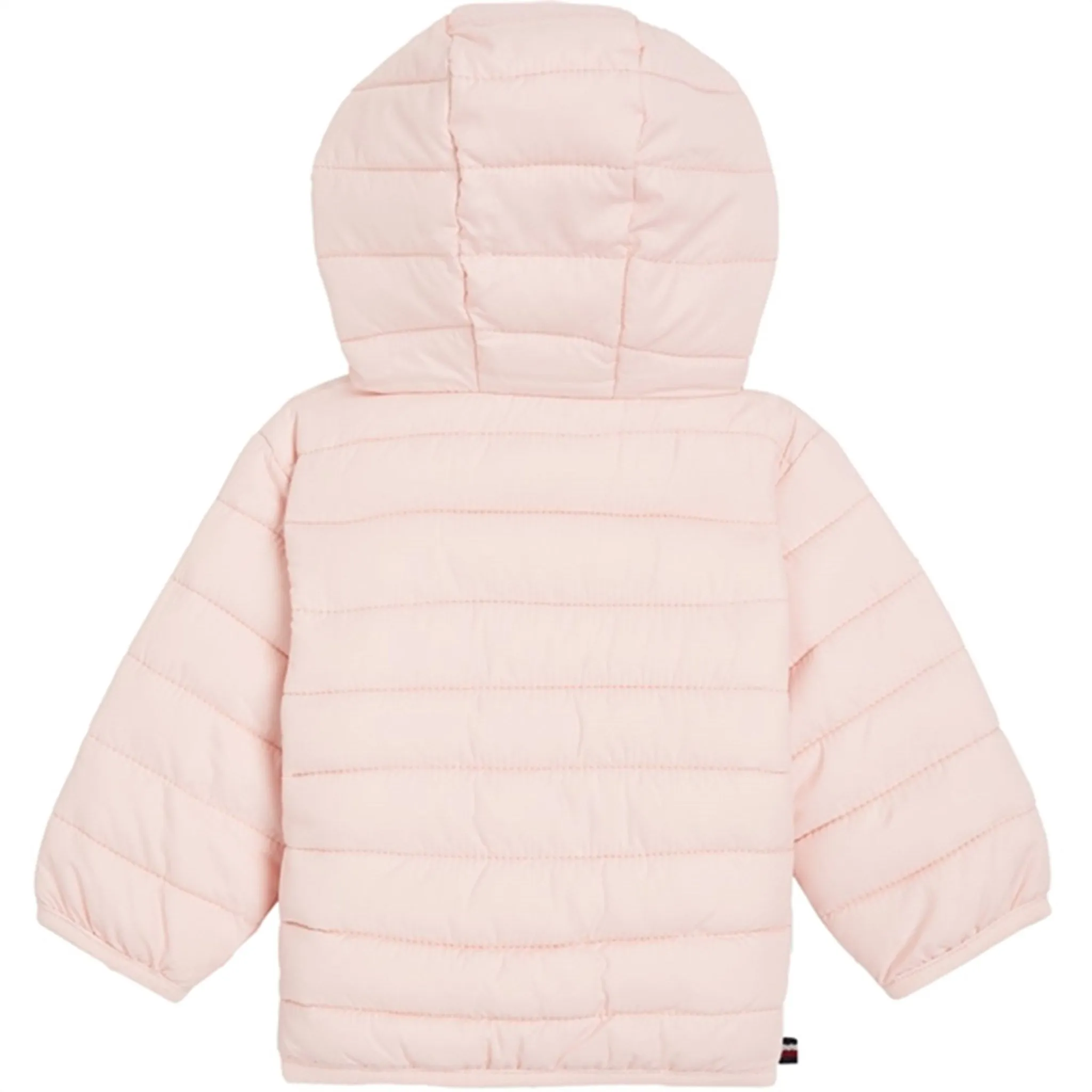 Tommy Hilfiger Baby Monotype Tape Puffer Jacket Pink Crystal