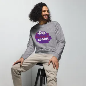 Too Cute To Spook Halloween Graphic Men Organic Sweatshirt