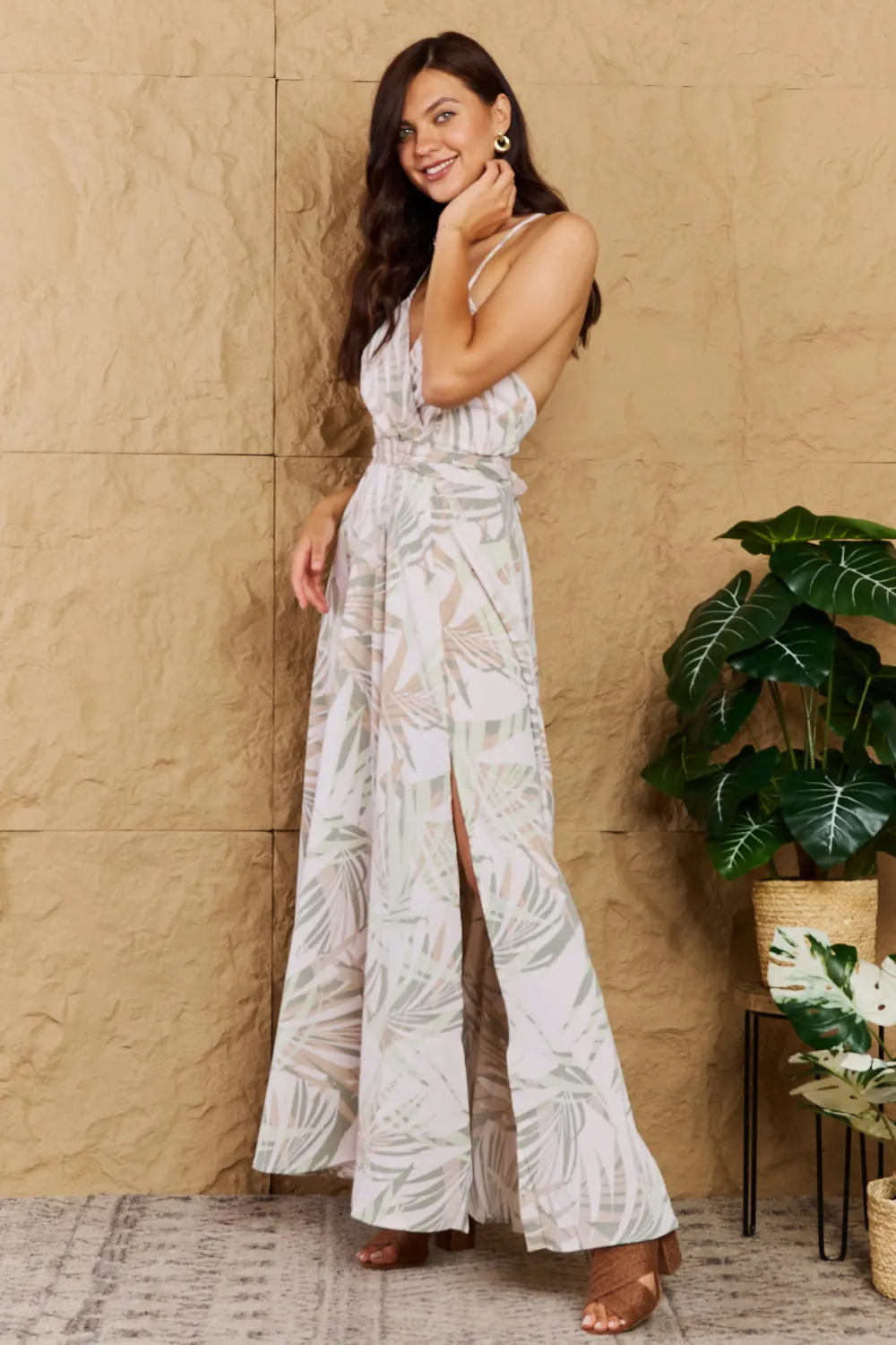 Tropical Beach Maxi Dress