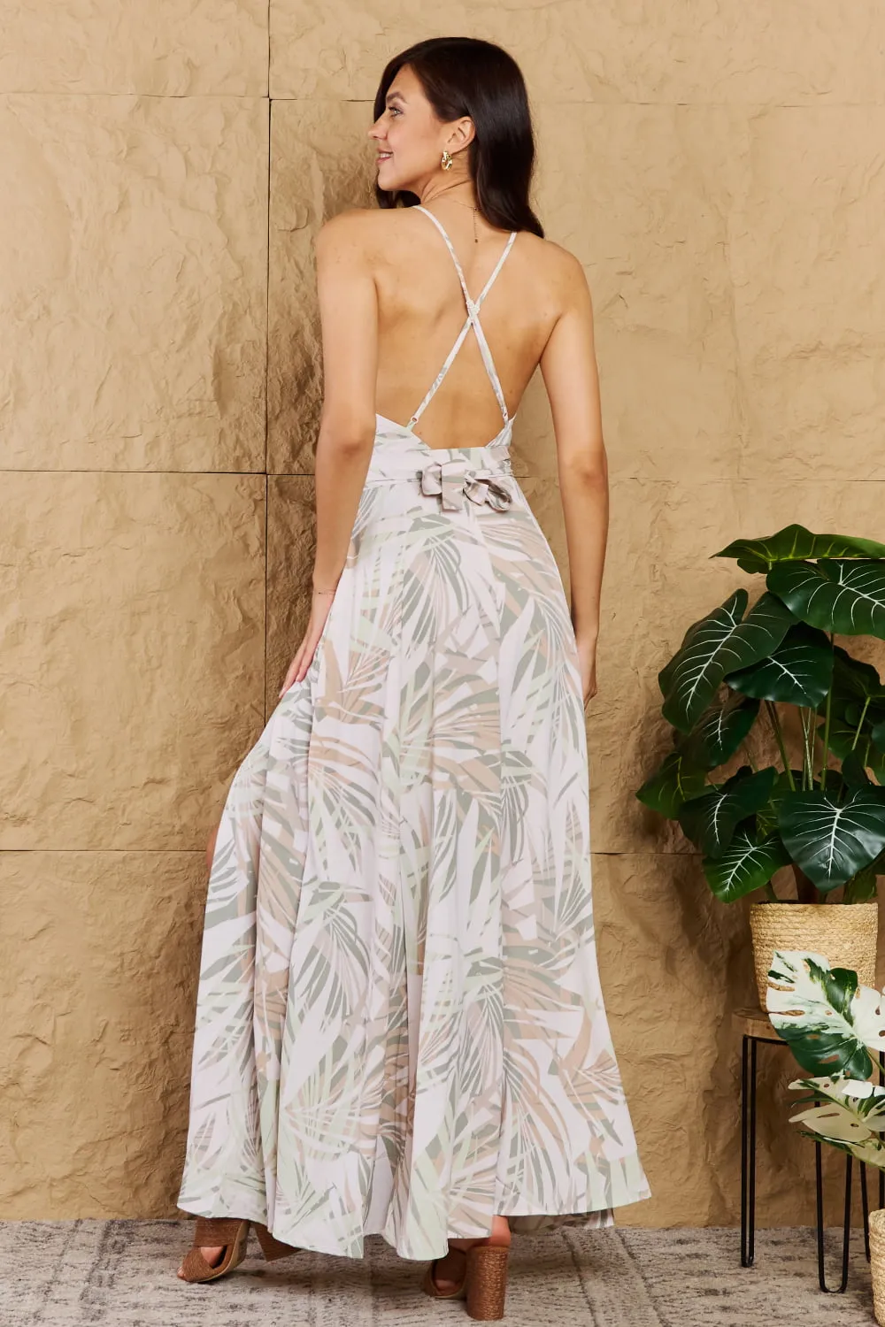 Tropical Beach Maxi Dress