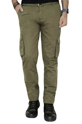 Urban Legends Men's Regular Fit Cargos (#R17R21BY169_Green_34)