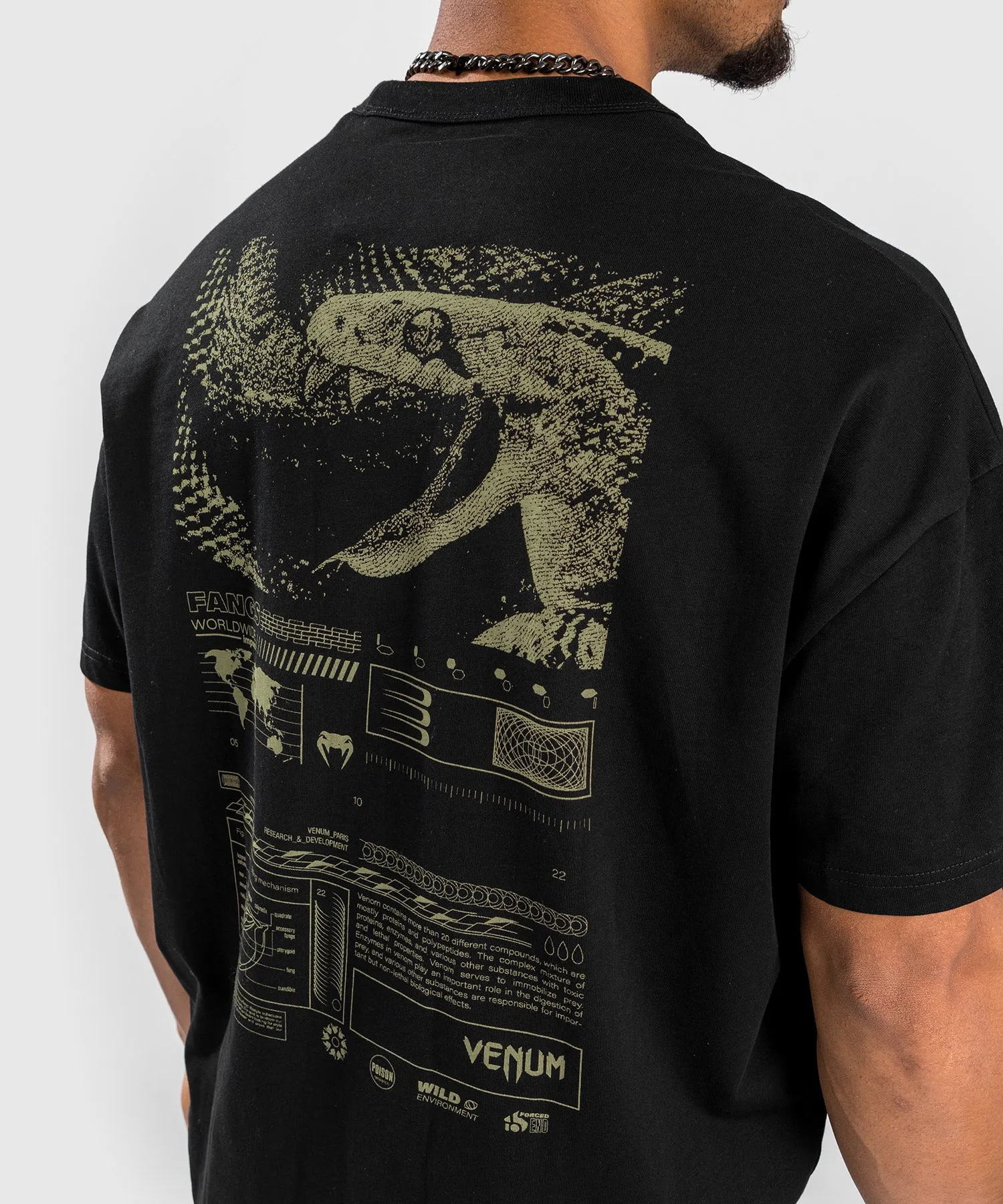 Venum Fangs T-Shirt - Oversize Fit - Black