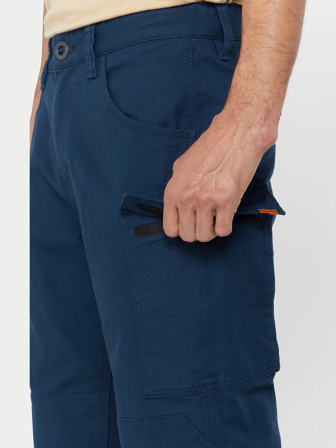 Volcom Workwear Caliper Relaxed Work Pants - Navy