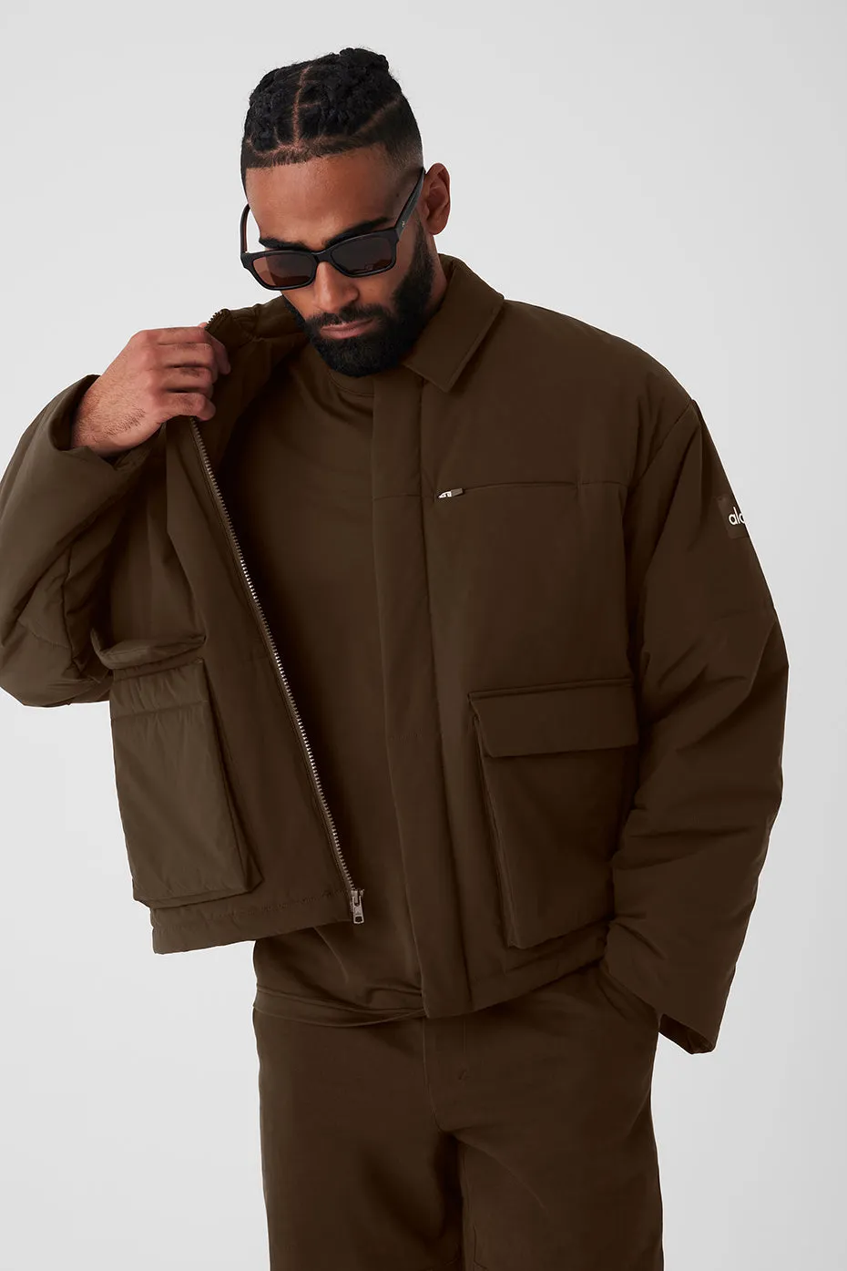 Voyage Utility Cargo Jacket - Espresso