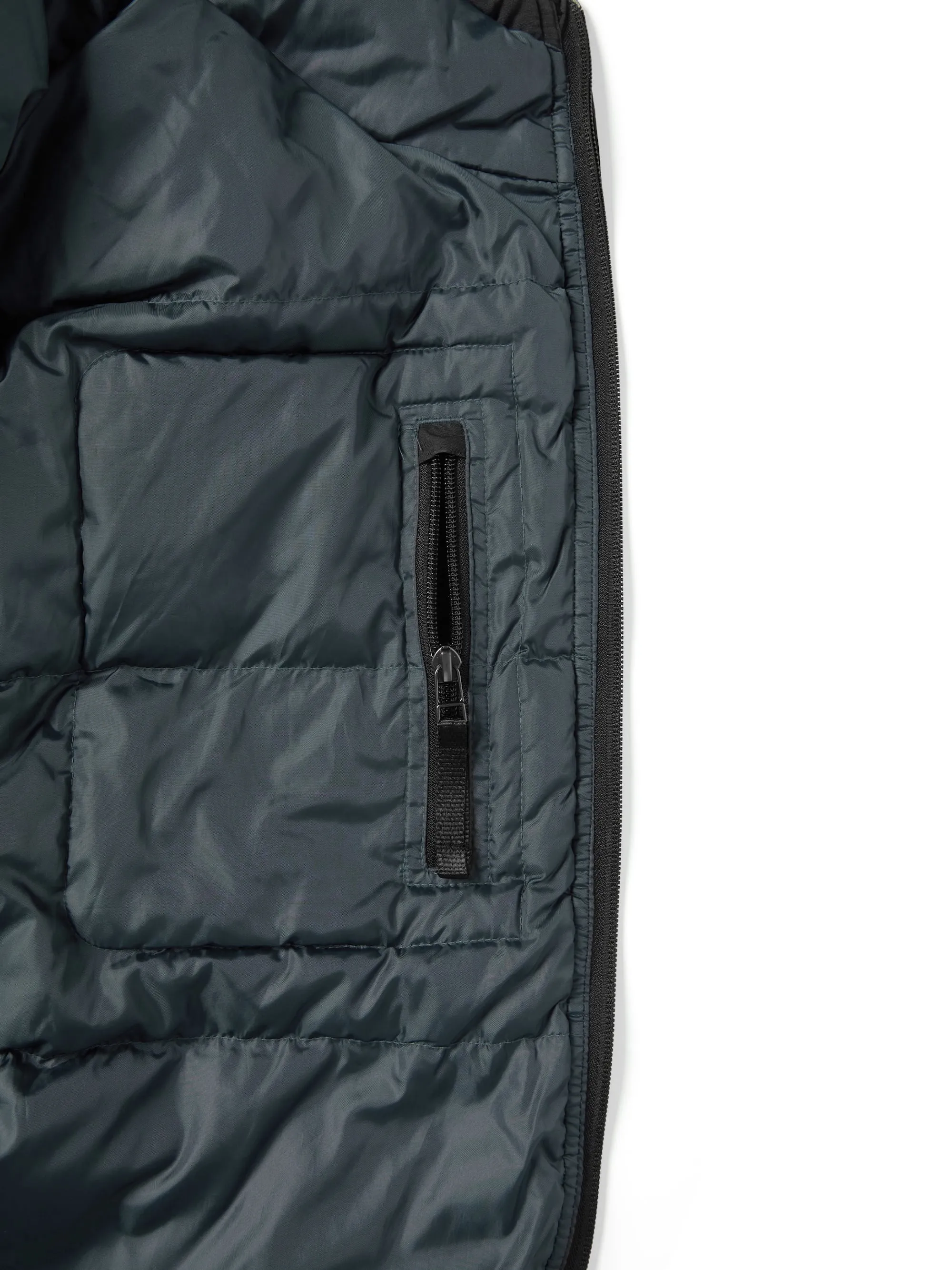 Washed Down Puffer Jacket Black / THIS IS NEVER THAT