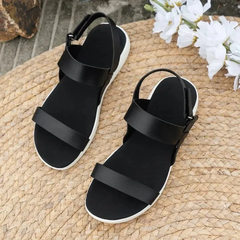 Women's Knit Elastic Cloth Wedge Sandals Slip on Lightweight Walking Sandals Women Plus Size Comfortable Summer Shoes Woman 2024