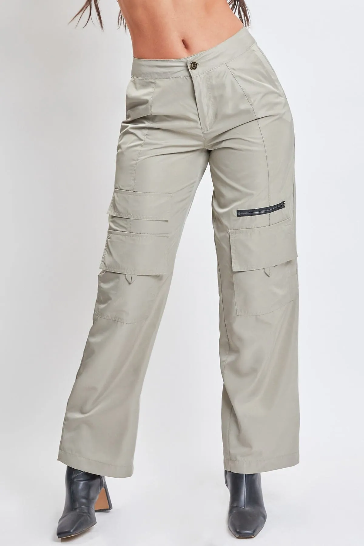 Women's  Nylon Cargo Pants