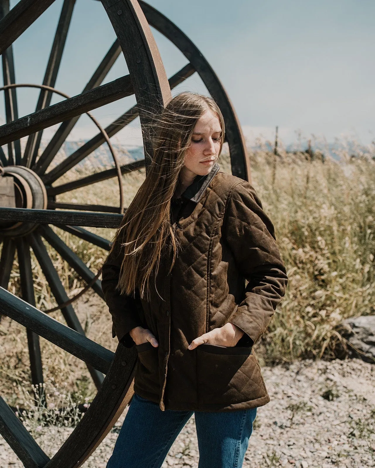 Women’s Oilskin Barn Jacket