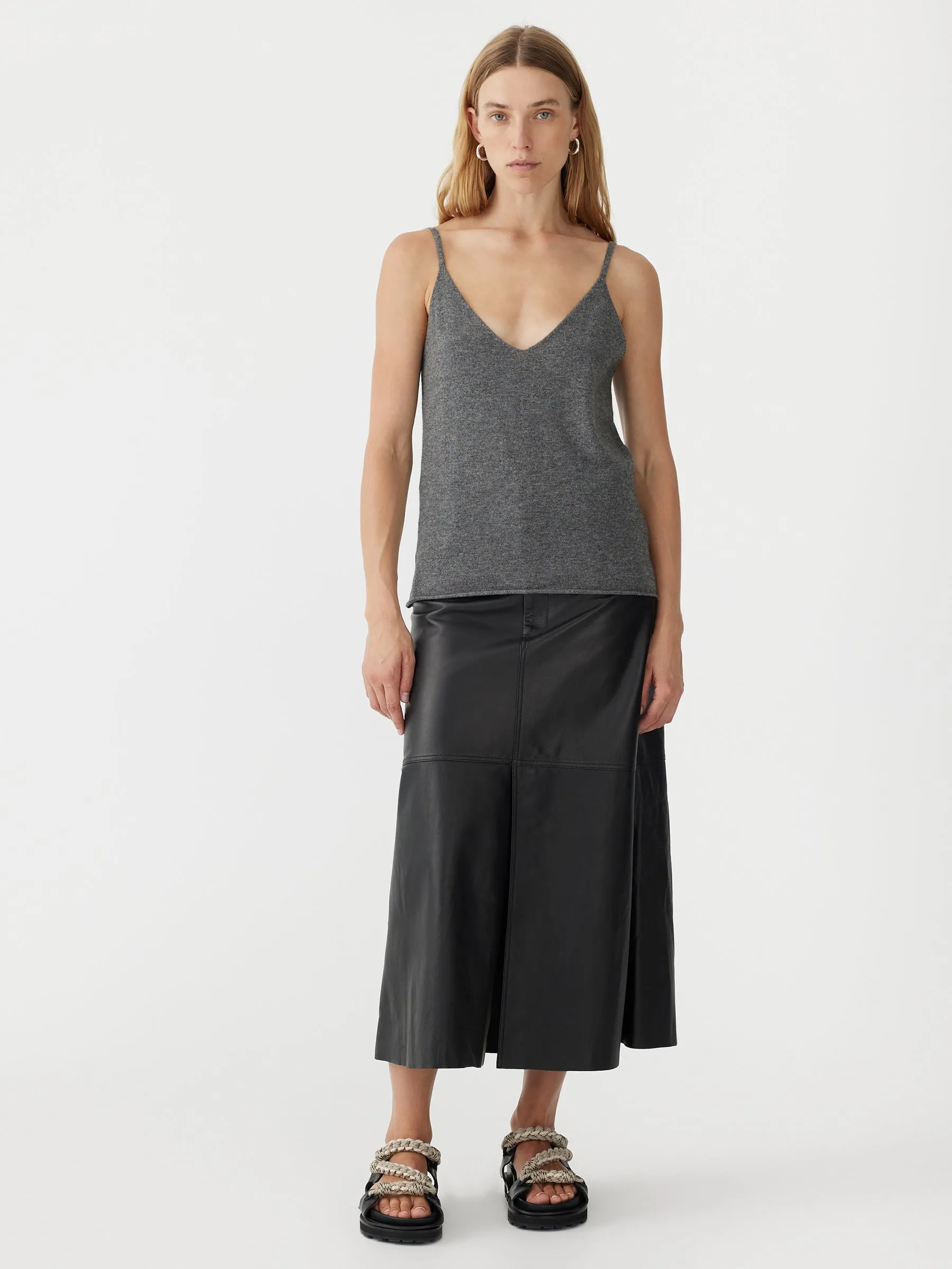 wool cashmere knit cami