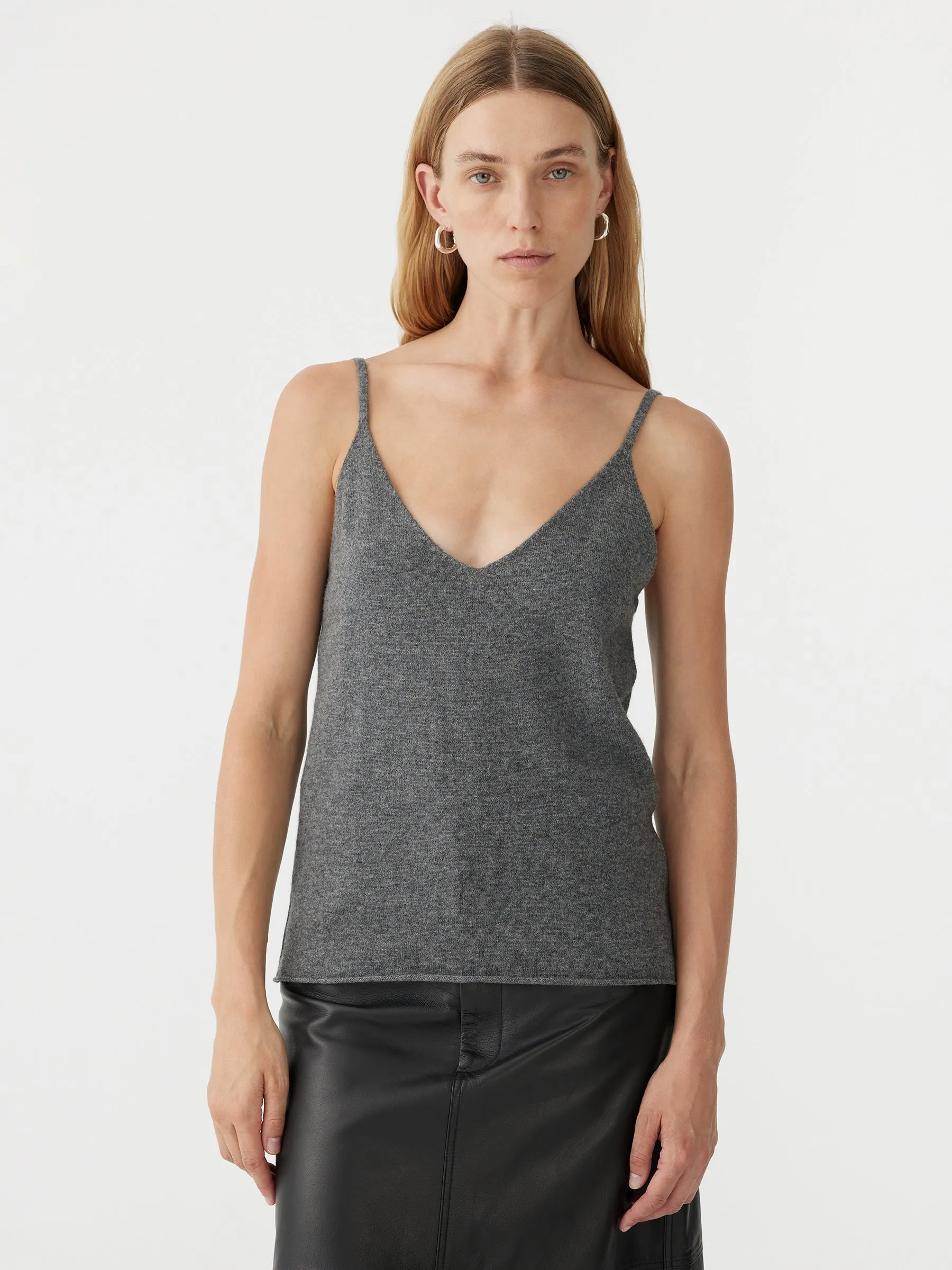 wool cashmere knit cami