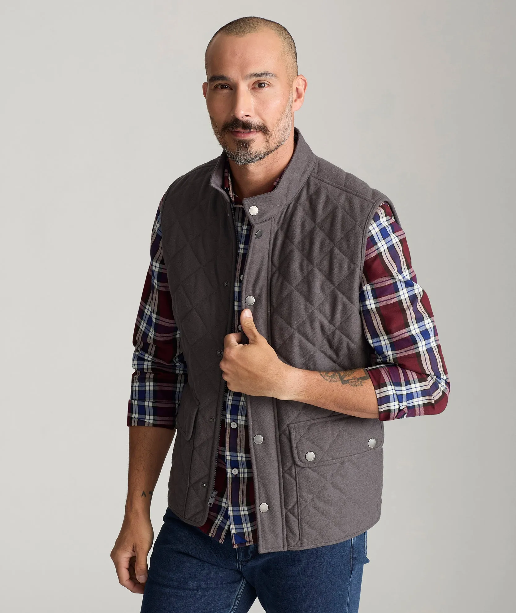 Wool Quilted Vest