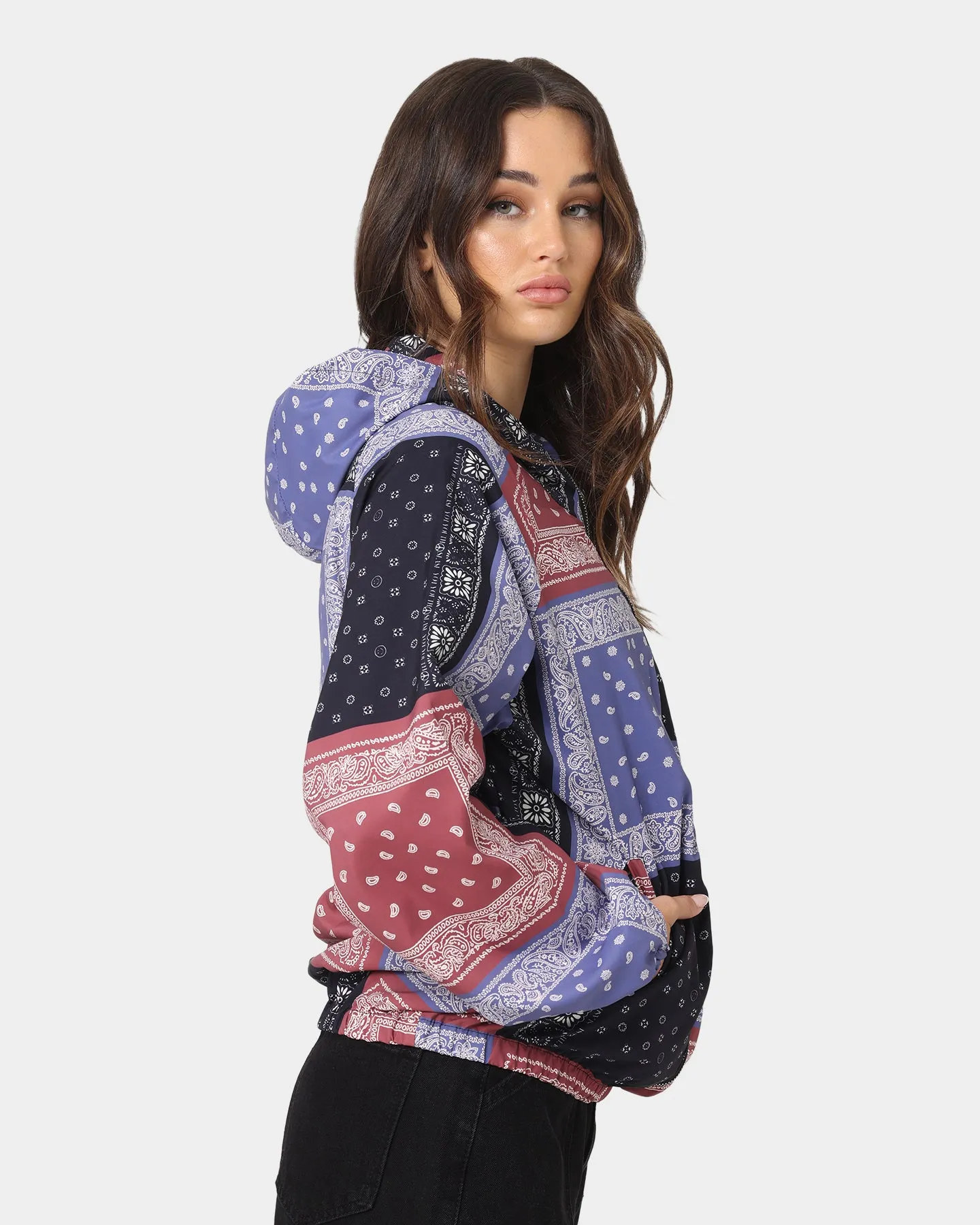 XXIII Women's Enna Bandana Puffer Jacket Multi-coloured