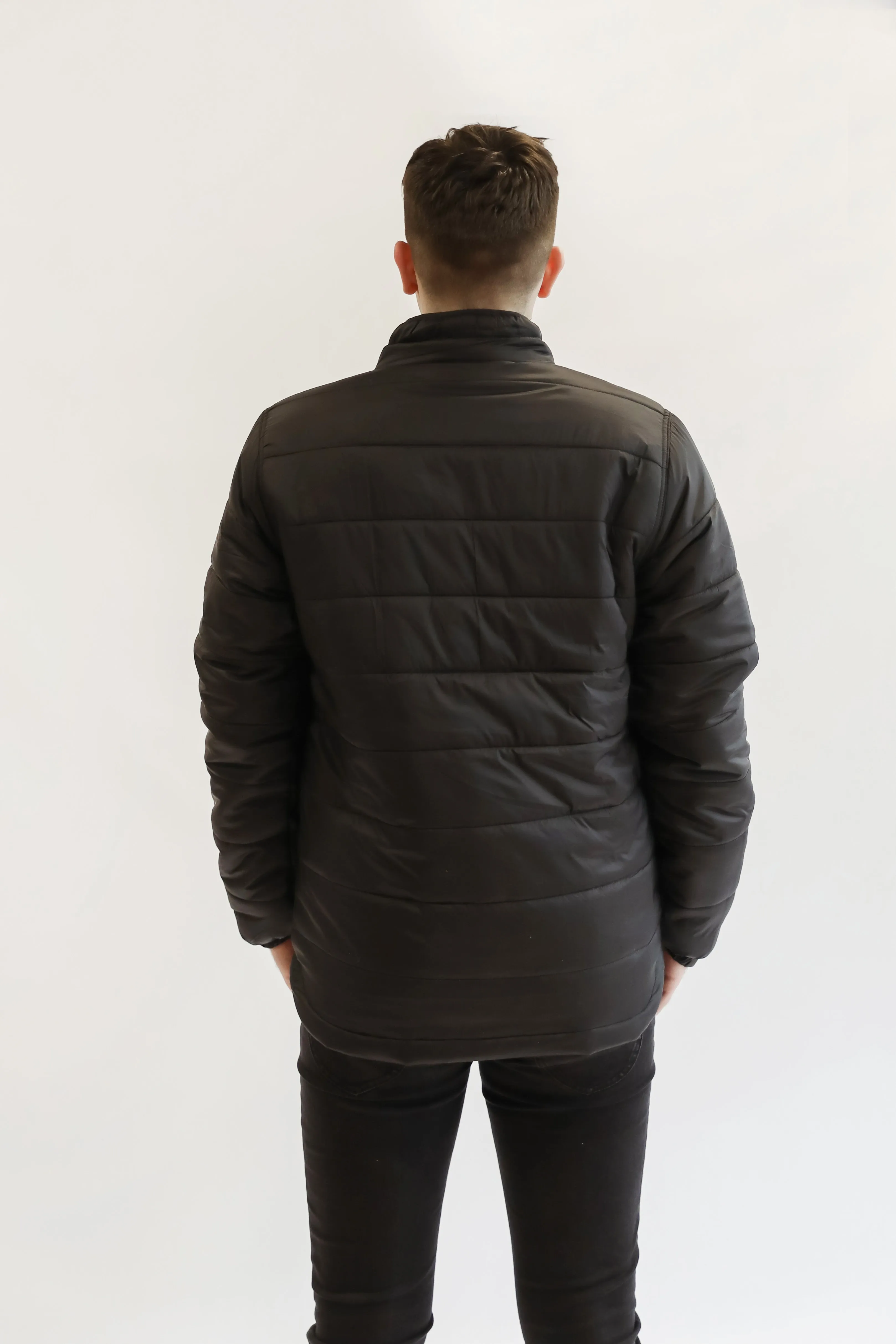 Y Mens Eco Puffer Jacket - Black