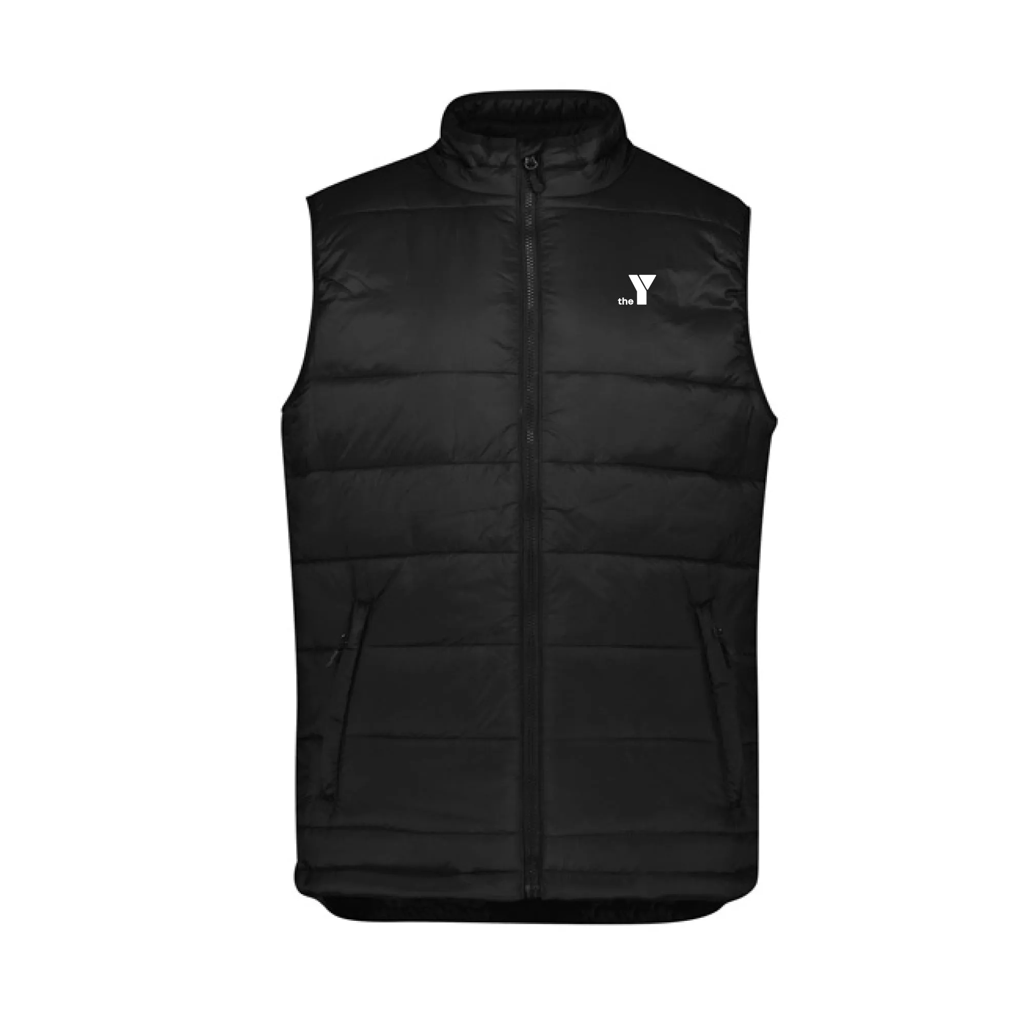 Y Mens Eco Puffer Vest - Black