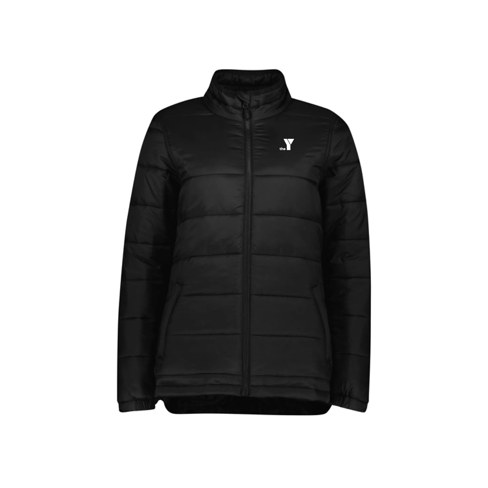 Y Womens Eco Puffer Jacket - Black