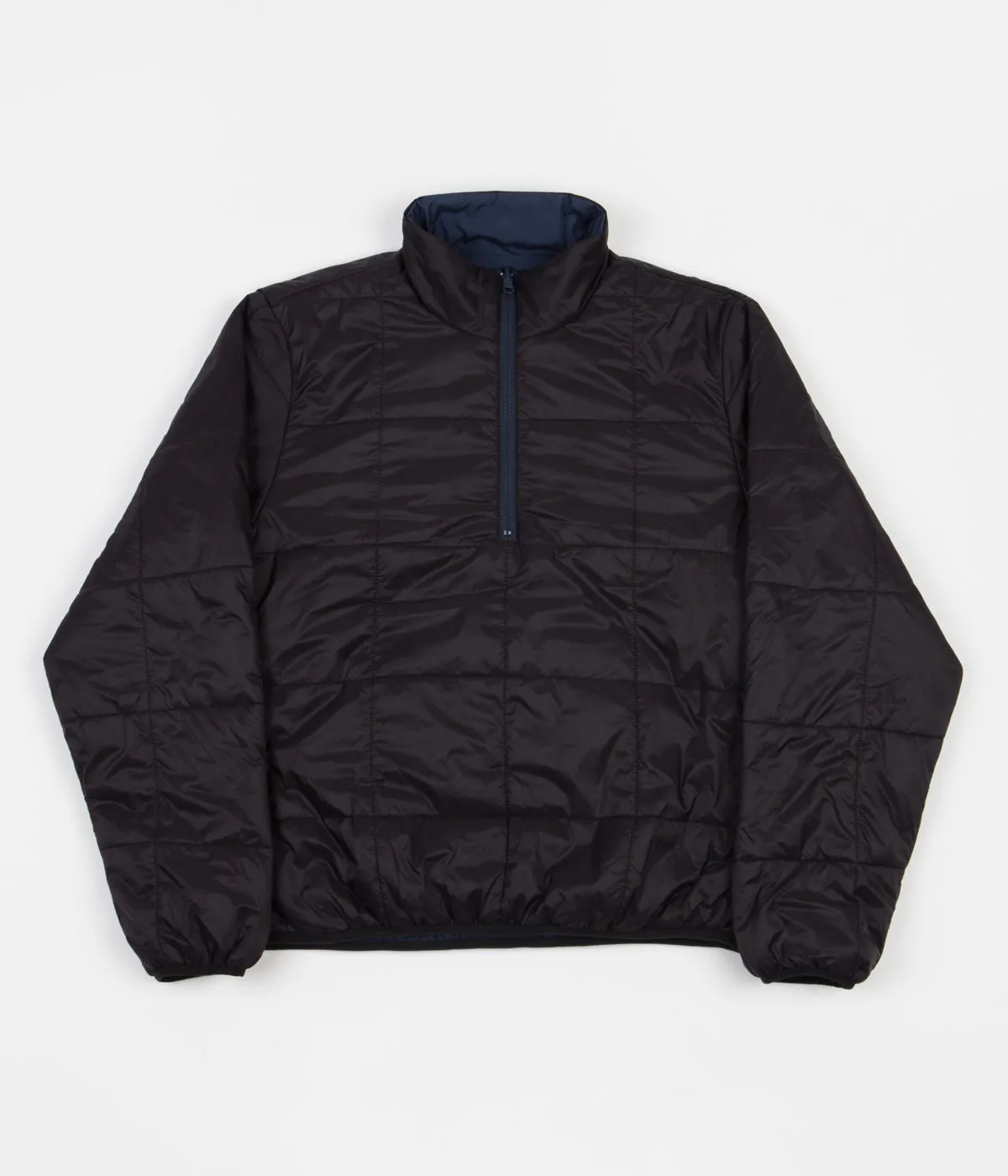 Yardsale Reversible Half-Zip Puffer Jacket - Navy / Black