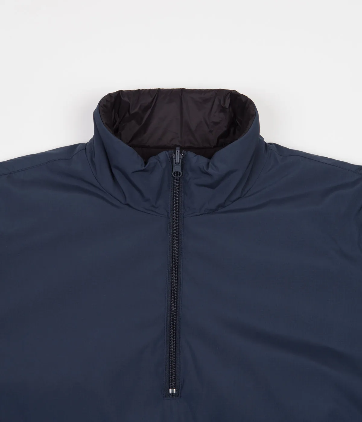 Yardsale Reversible Half-Zip Puffer Jacket - Navy / Black