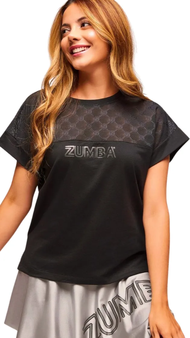 Zumba Runway Crew Neck Top